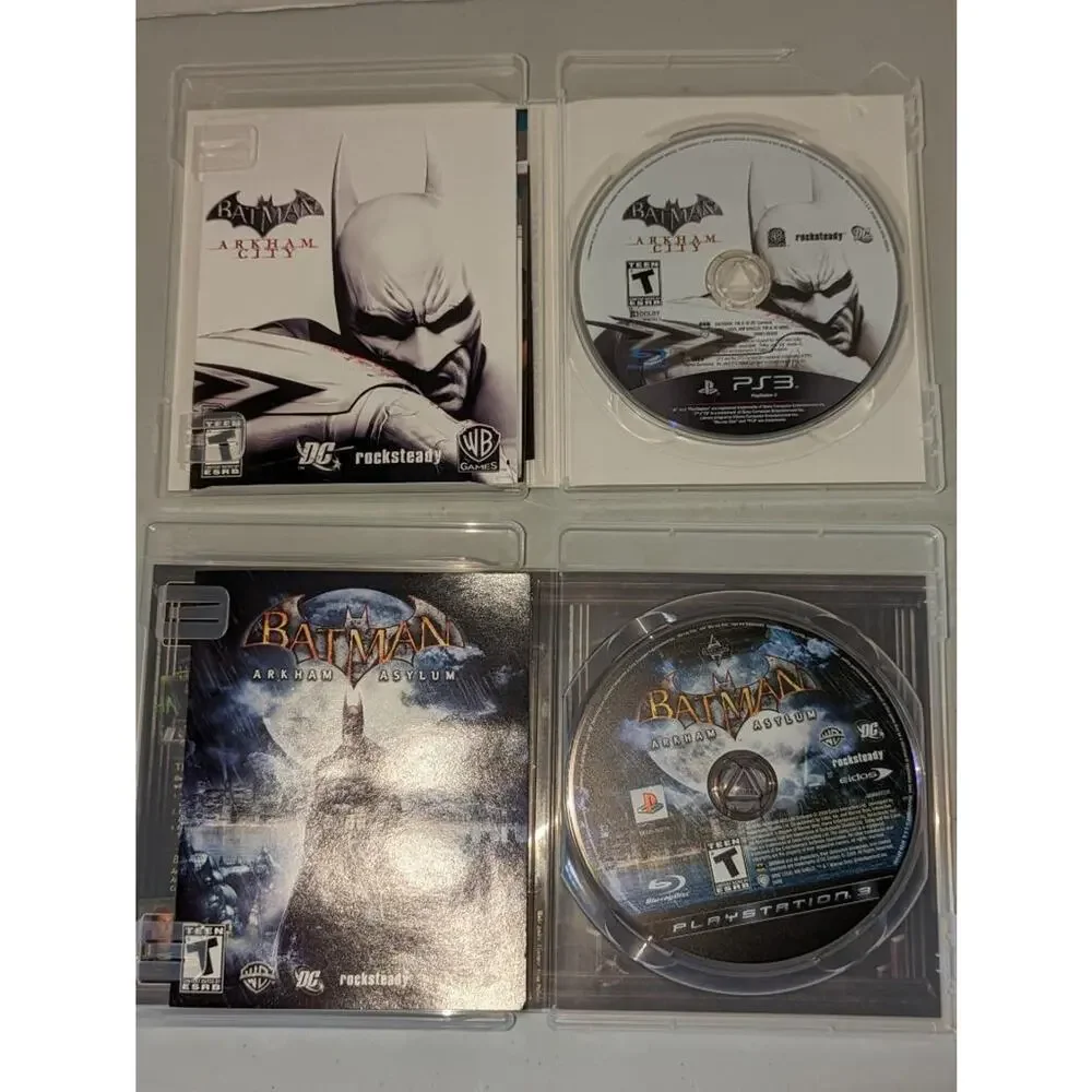 PlayStation 3 PS3 Batman Arkham City Arkham Asylum -082310